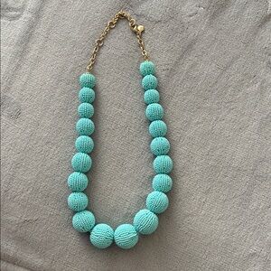 J Crew Elegant Turquoise Beaded Necklace
